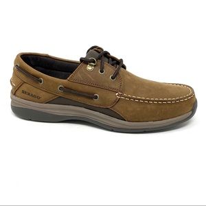 Sebago Helmsman Boat Shoes Chocolate 